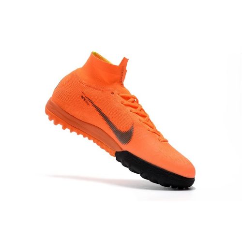 Nike Mercurial SuperflyX 6 Elite TF fodboldstøvler til børn - Orange Sort_3.jpg